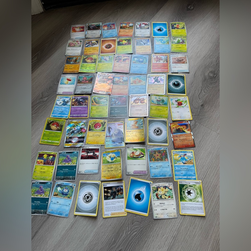 Mixed Pokémon TCG Card Lot 56 cards